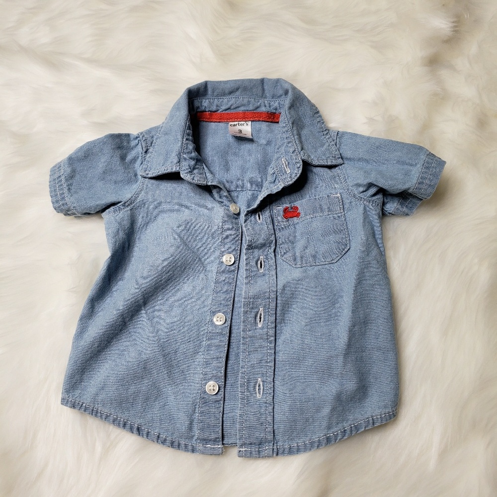 Carter's Shortsleeve Jean's Flannel